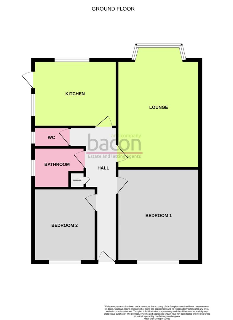 Floor Plan | Flat - Purpose Built | Upper Brighton Road, Worthing | Sold - Subject to Contract
